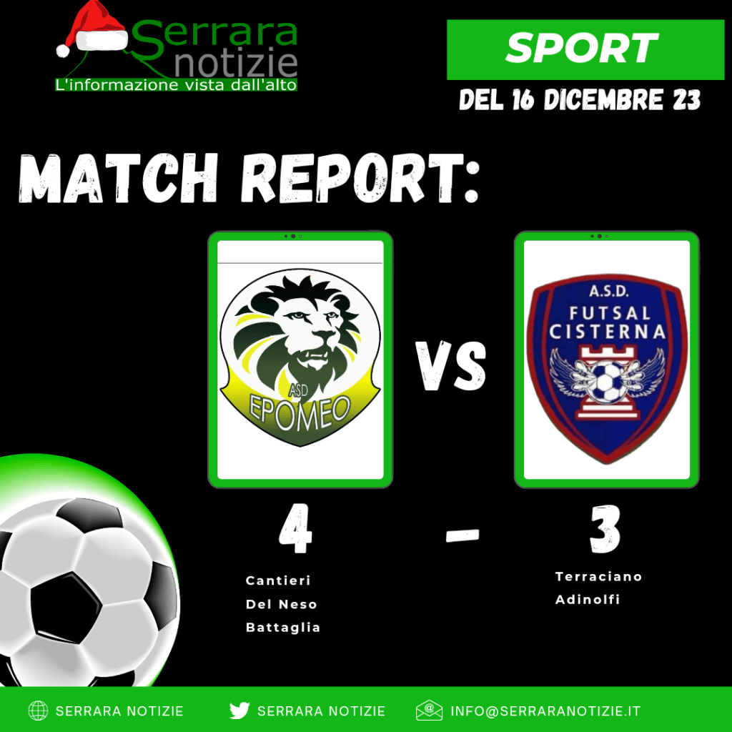 SN – L’Epomeo torna alla vittoria: 4 a 3 sul Futsal&nbsp;Cisterna
