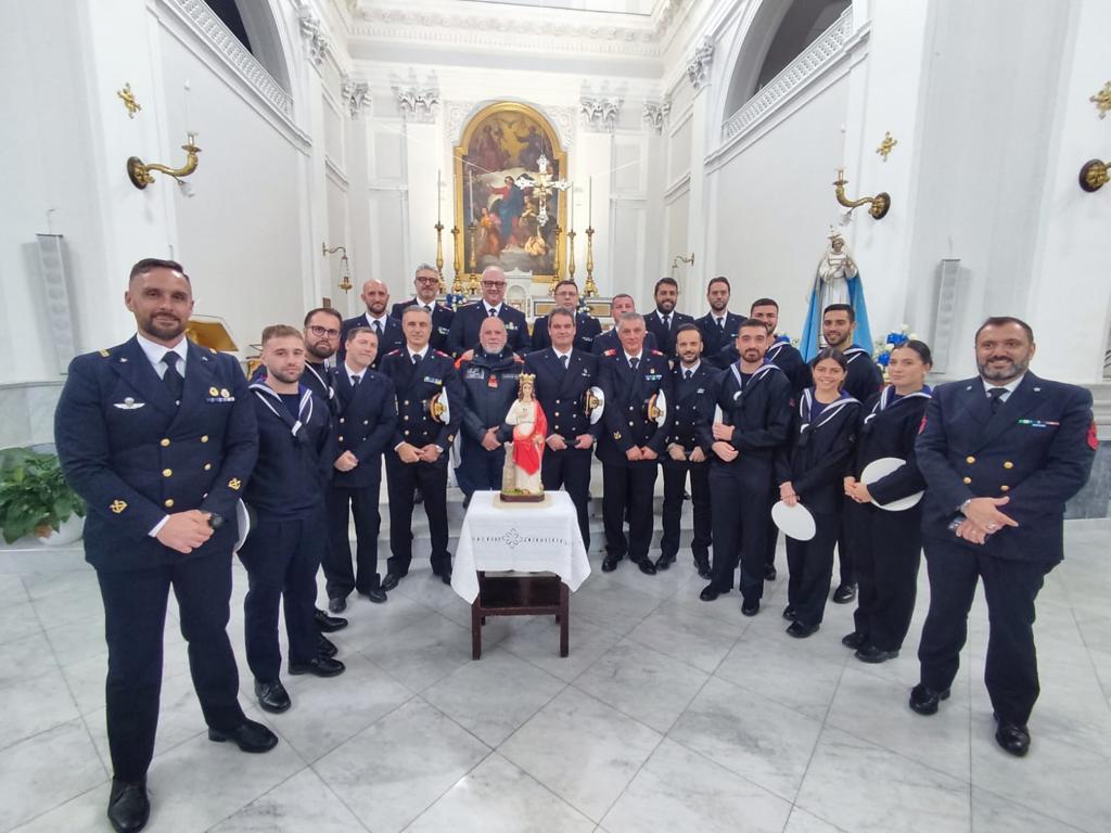 Santa Barbara: Vigili del Fuoco e Guardia Costiera pregano la loro&nbsp;protettrice