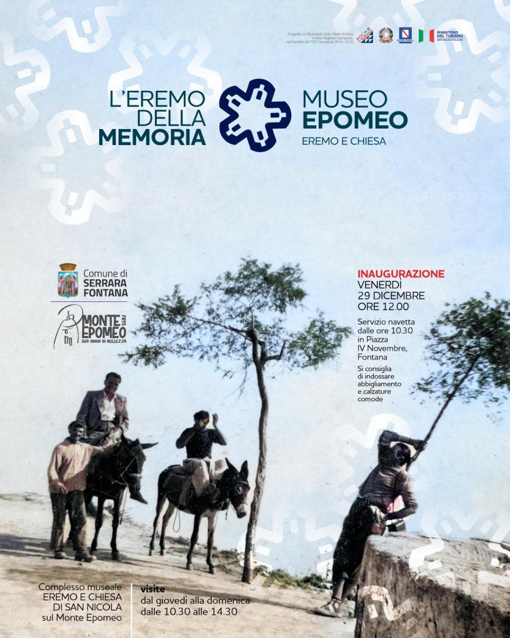 L’eremo della memoria, il 29 dicembre apre il Museo dell’Epomeo