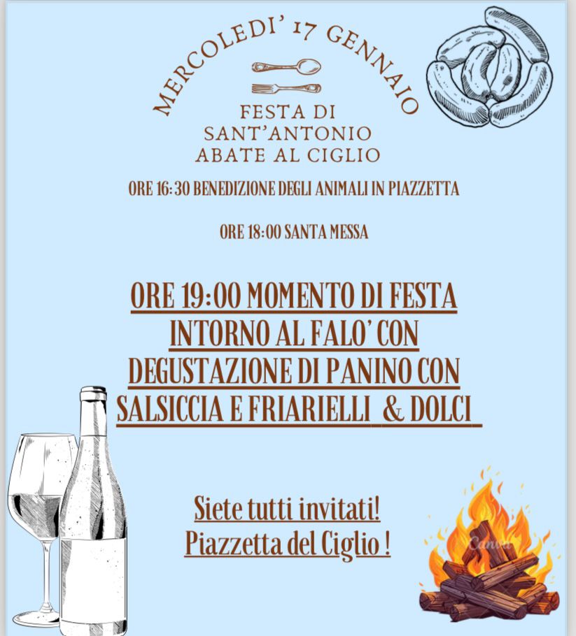 Sn – Festa di Sant’Antonio Abate al&nbsp;Ciglio