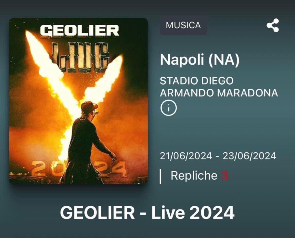 Concerto di Geolier del 21, 22 e 23 giugno: corse speciali con Summer&nbsp;Breeze