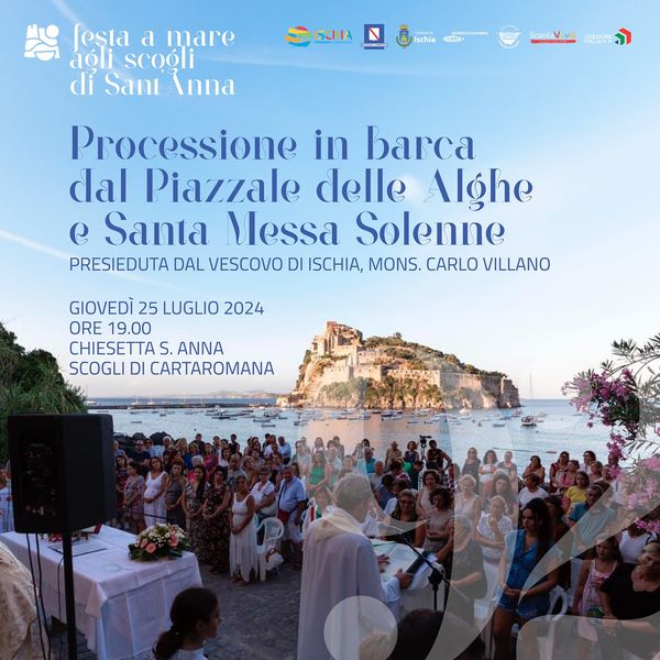 Festa di Sant’Anna: giovedì 25 si rinnova il rito della processione delle partorienti via&nbsp;mare