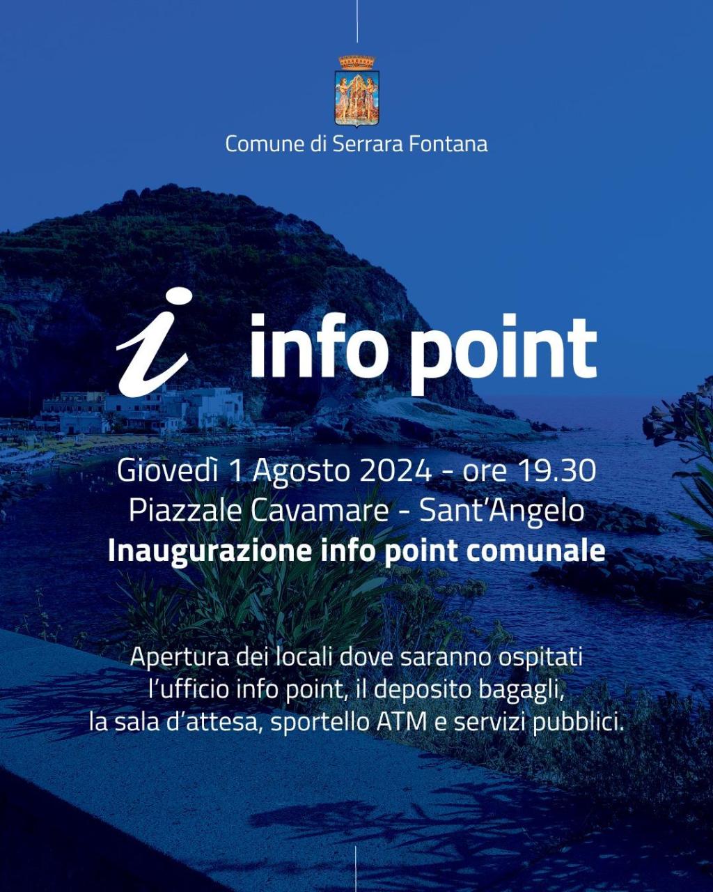 Domani l’inaugurazione dell’info point di Sant’Angelo