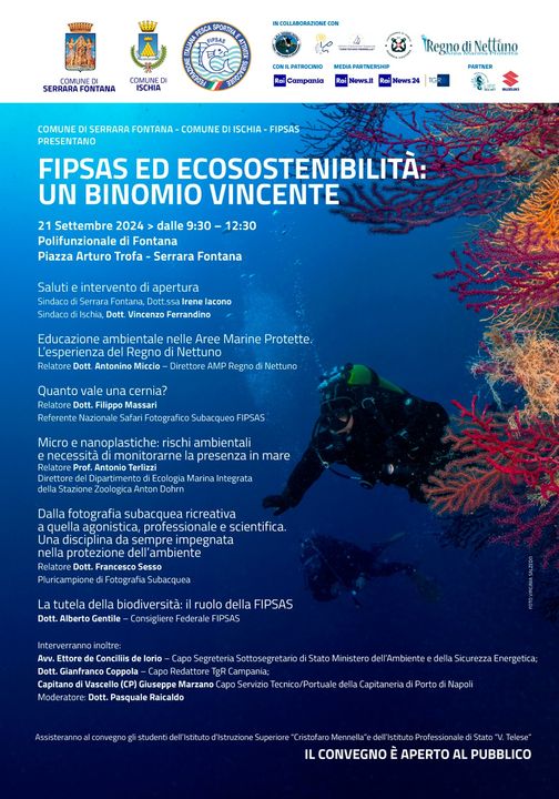 “Fipsas ed ecosostenibilità: un binomio vincente” – domani mattina il convegno al&nbsp;Polifunzionale