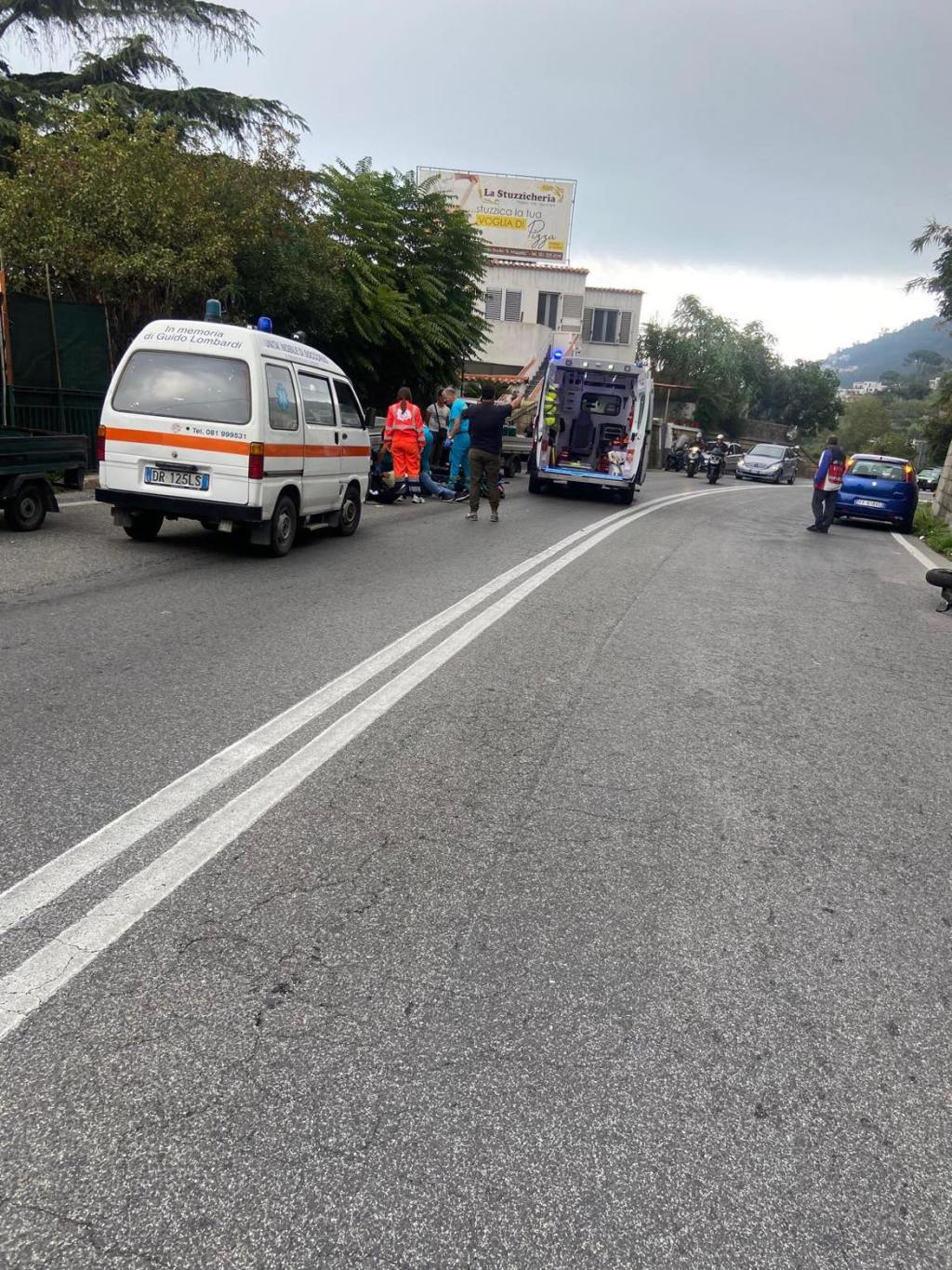 Ischia, un altro incidente: un ferito