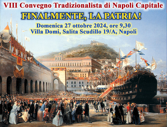 Villa Domi e il convegno tradizionalista: Napoli Capitale celebra la ‘Patria’ come Retaggio e Rinascita del Sud 