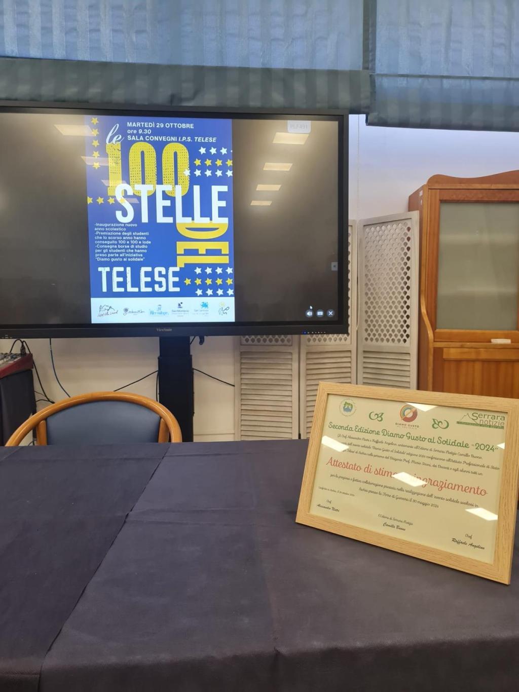 “Le 100 stelle del Telese”: all’I.P.S. “Vincenzo Telese” l’inaugurazione del nuovo anno&nbsp;scolastico