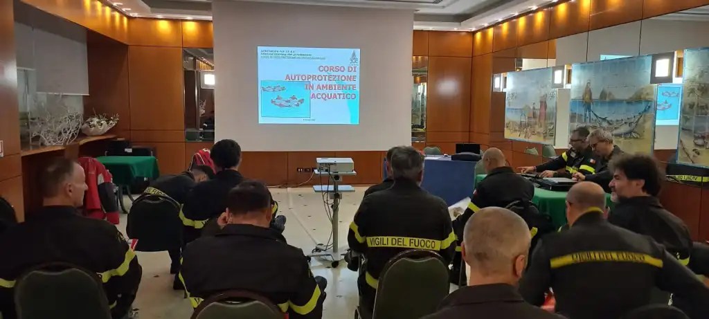 Vigili del Fuoco: si è svolto sull’isola il 21° corso per formatori Autoprotezione in ambiente&nbsp;acquatico