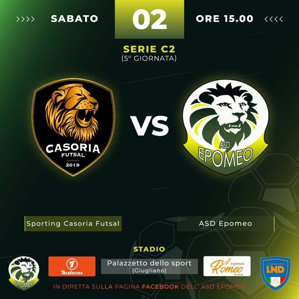 Beffa per l’Epomeo, perde al fotofinish con il Casoria: la cronaca del match