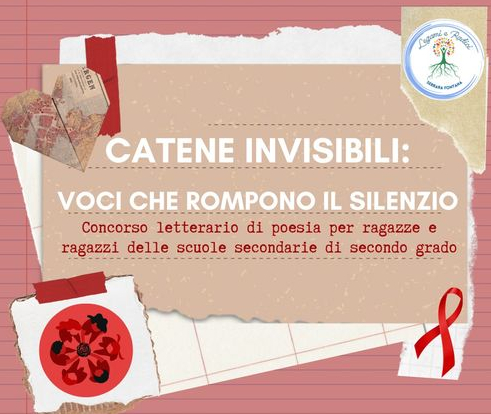 Una poesia per rompere il silenzio della violenza sulle donne. Un’iniziativa dell’Associazione Legami &&nbsp;Radici