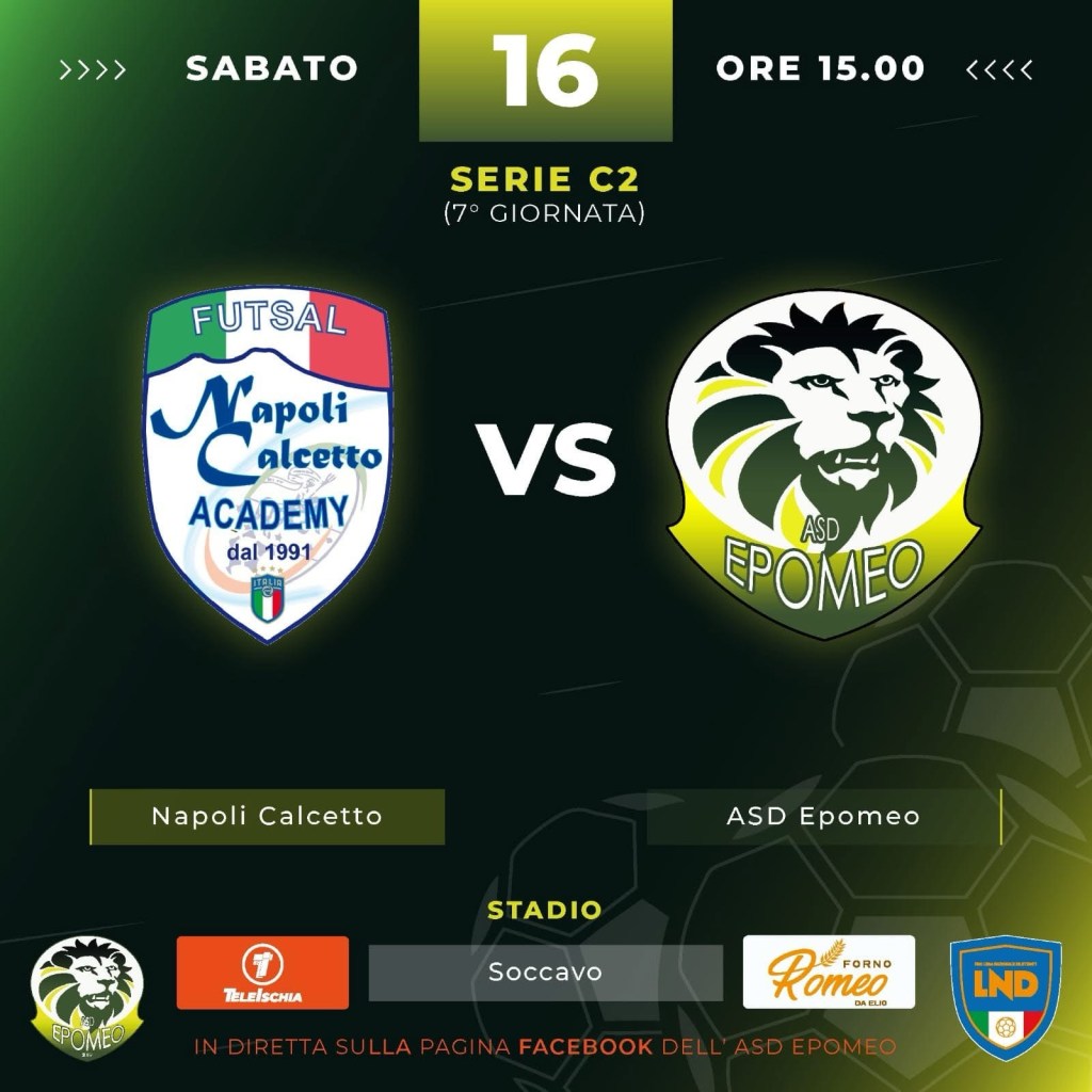 Continua la scia di risultati negativi per l’Epomeo: perde 2-1 con il Napoli Calcetto.