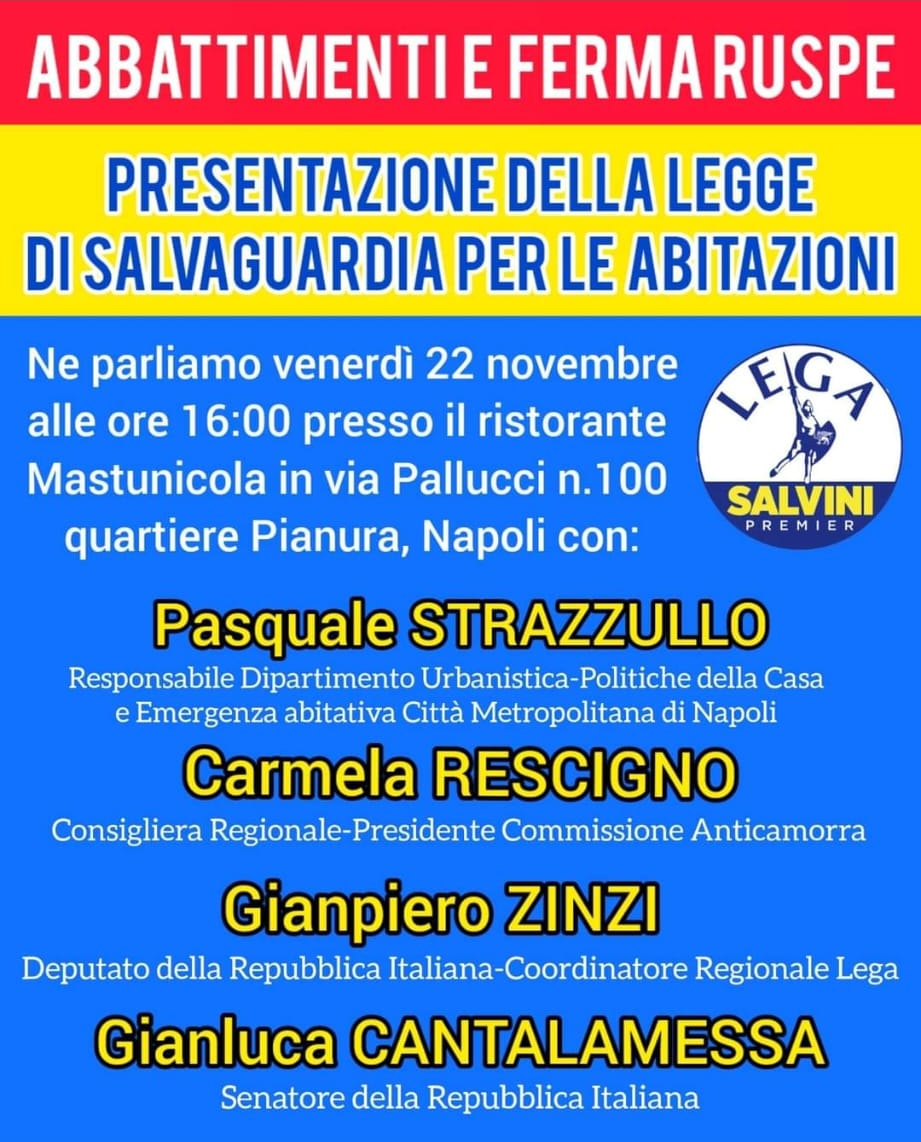 Ferma Ruspe: il Deputato Zinzi illustra la proposta di&nbsp;Legge