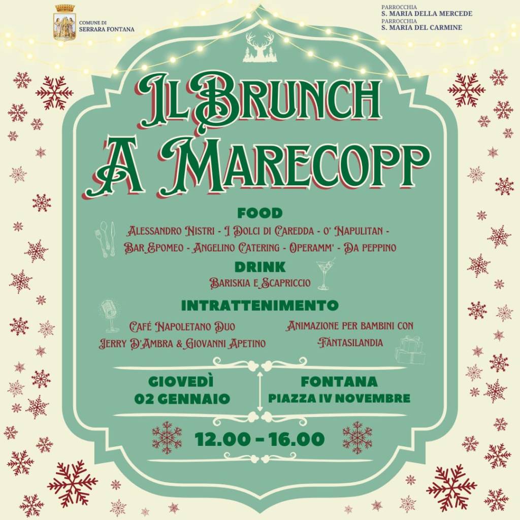 Il Brunch a Marecopp: Un Appuntamento Imperdibile a&nbsp;Fontana