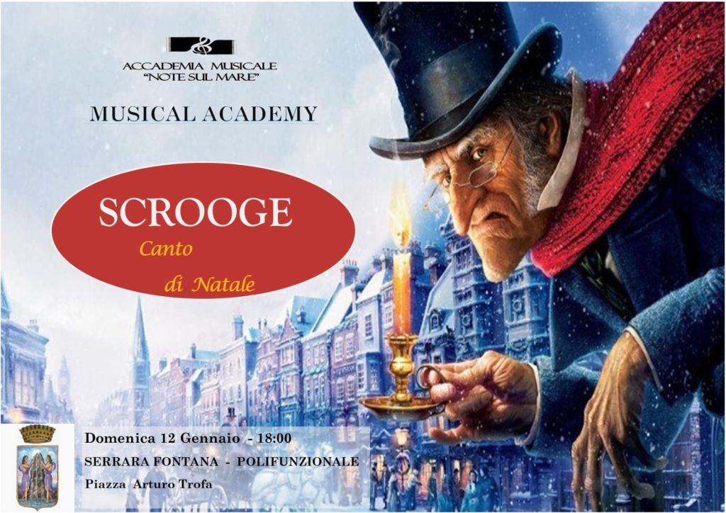 Natale continua a Serrara Fontana con il musical “Scrooge – Canto di&nbsp;Natale”