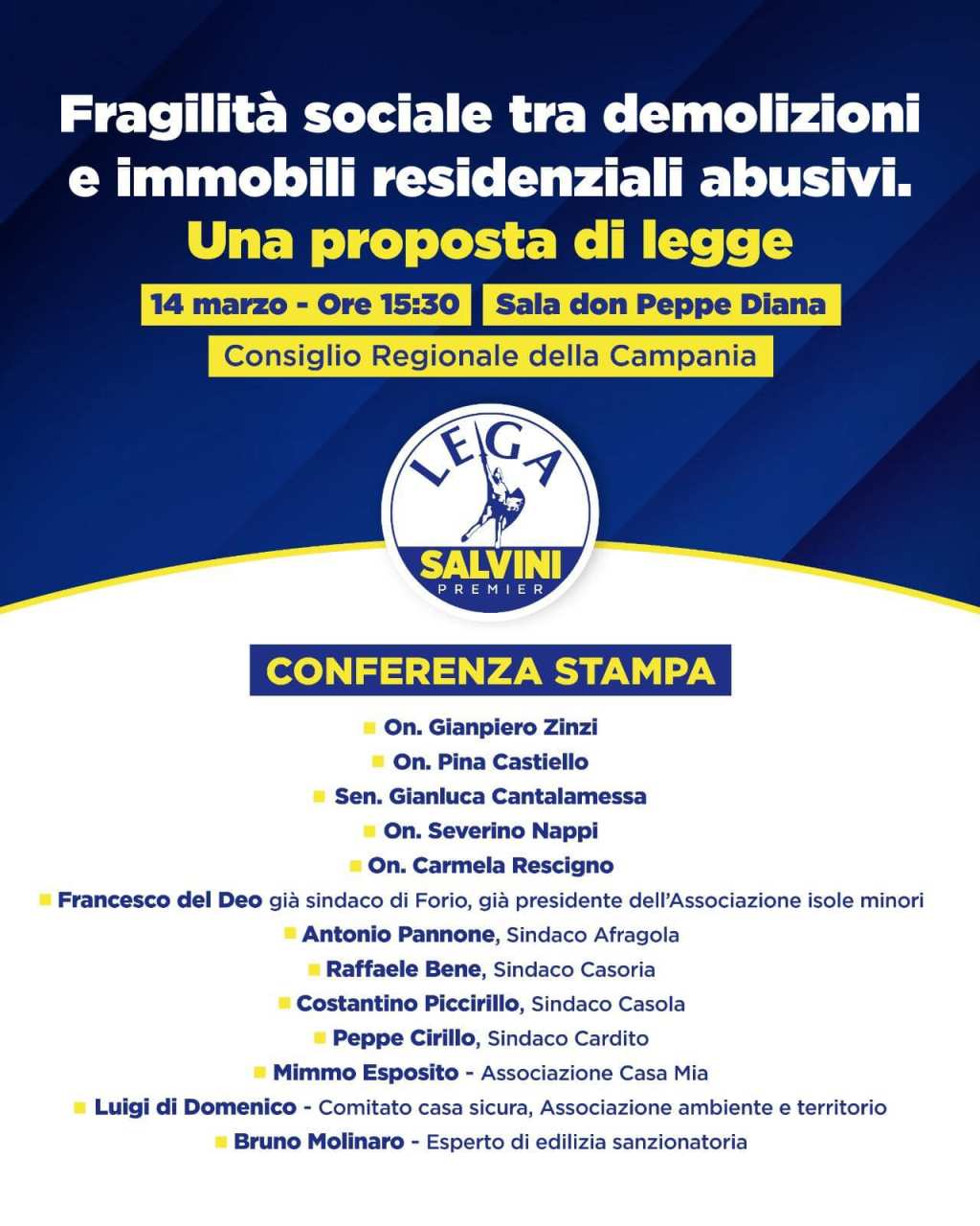 Fragilità sociale e demolizioni: il dibattito sulla proposta di&nbsp;legge