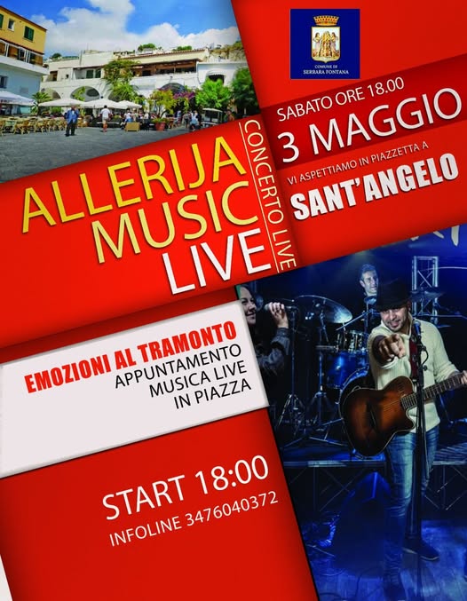 ALLERIJA MUSIC LIVE: Emozioni al Tramonto nella magica piazzetta di&nbsp;Sant’Angelo