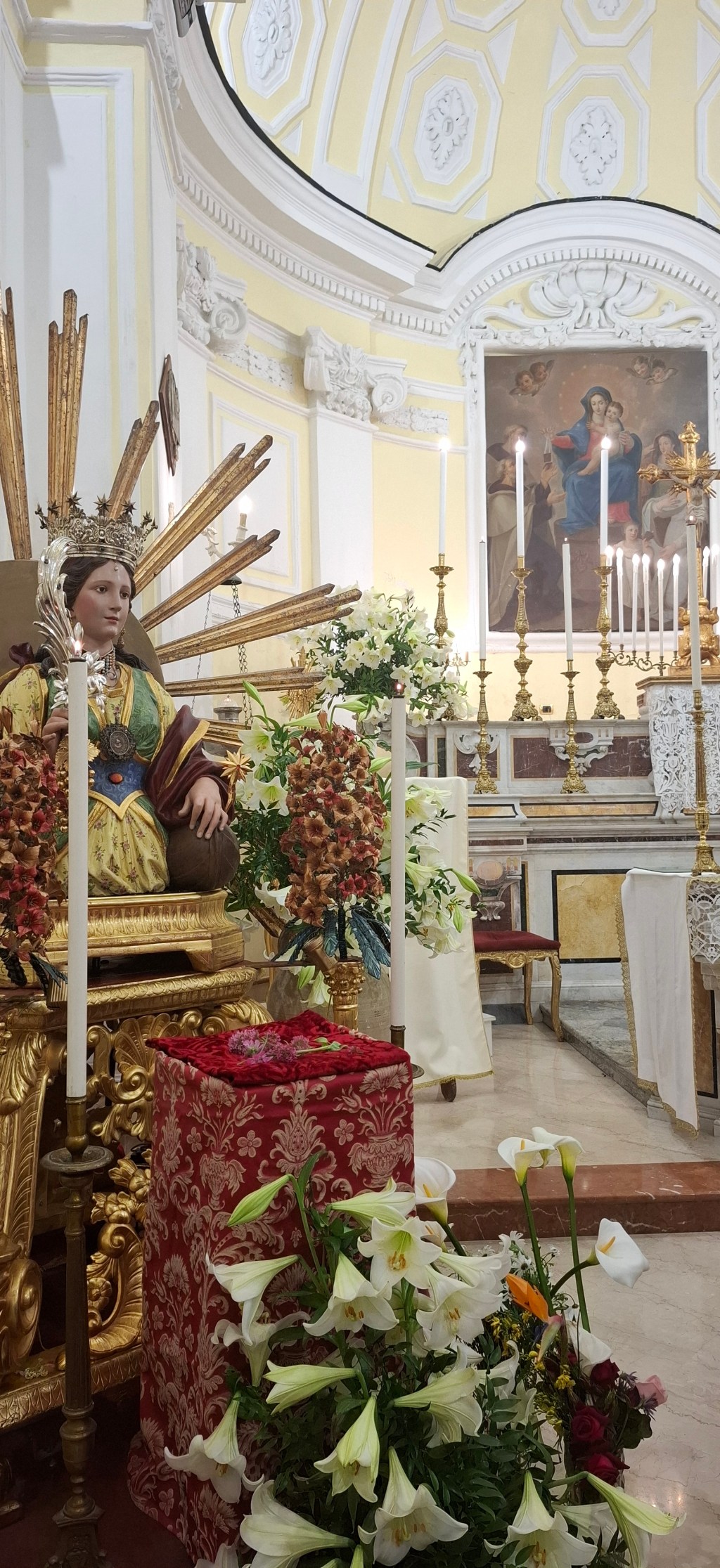 Santa Restituta in processione a Serrara&nbsp;Fontana