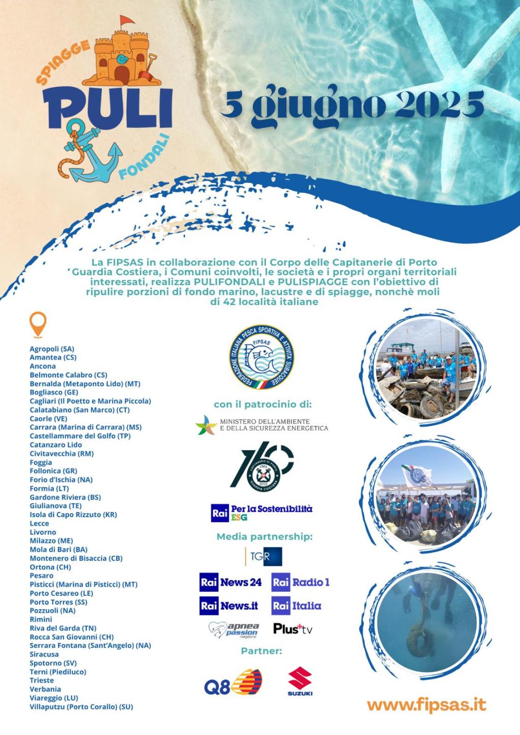 Porto di Sant’Angelo protagonista dell’iniziativa “Spiagge e Fondali Puliti” – 5 Giugno&nbsp;2025