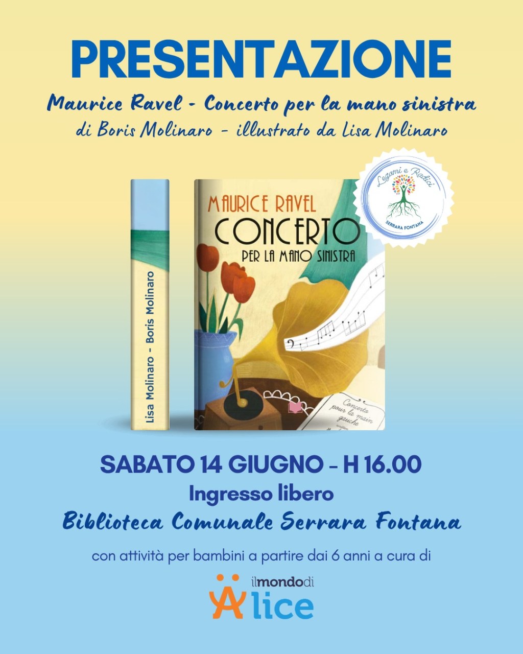 Un pomeriggio tra musica e illustrazione alla Biblioteca di Serrara&nbsp;Fontana