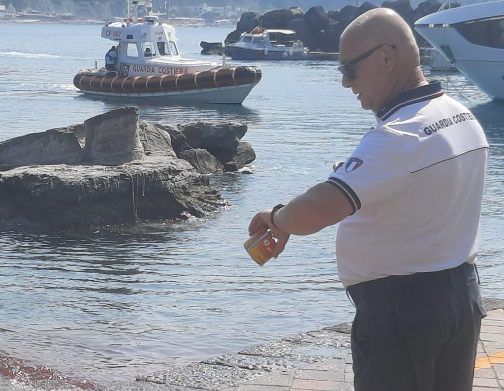 Sant’Angelo, principio d’incendio in porto… ma è solo una simulazione