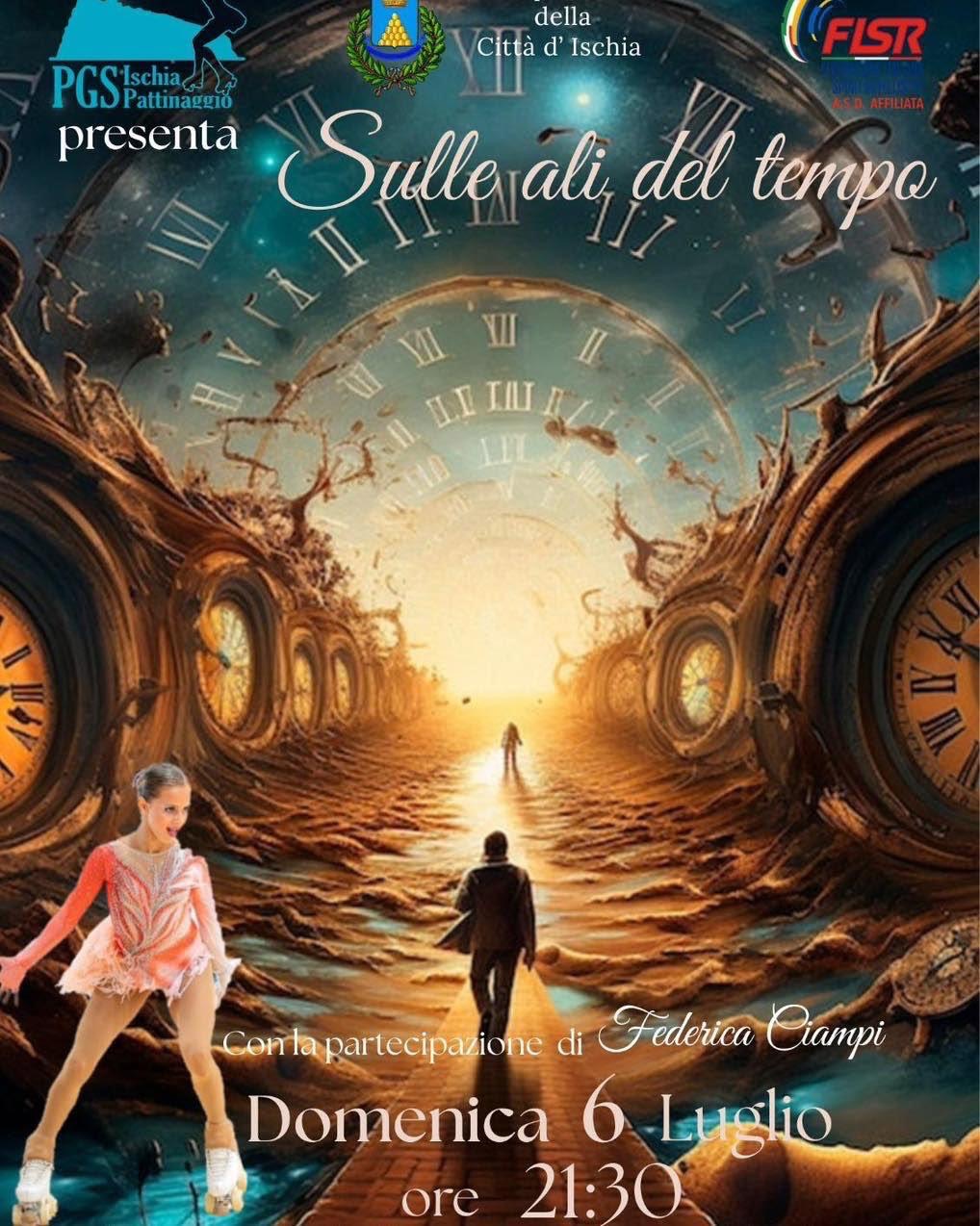 “Sulle Ali del Tempo”: la magia del pattinaggio illumina il Palazzetto dello Sport F.&nbsp;Taglialatela