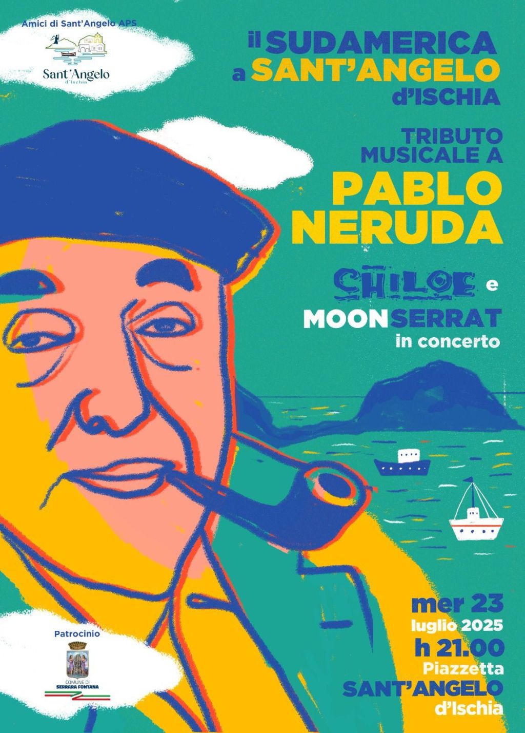 “Il Sudamerica a Sant’Angelo: omaggio in musica a Pablo Neruda”
