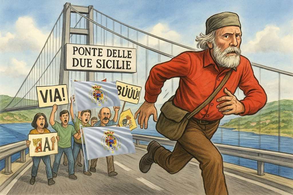 Lettera dei neoborbonici alla presidente Meloni dopo la proposta dei monarchici sabaudi “No al nome di Garibaldi per il ponte sullo&nbsp;stretto”
