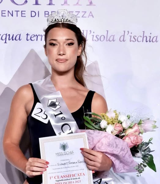 Elisabet Viktoria Ruzhyla, cuore ucraino e orgoglio di Serrara Fontana, regina di Miss Ischia&nbsp;2025