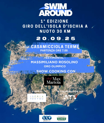 Ischia pronta ad accogliere la prima edizione di Swim Around: 30 km a nuoto intorno&nbsp;all’isola