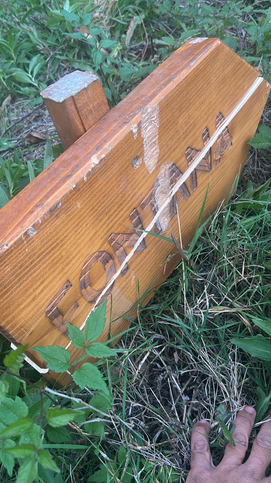 Nuovo atto vandalico lungo i sentieri&nbsp;dell’Epomeo