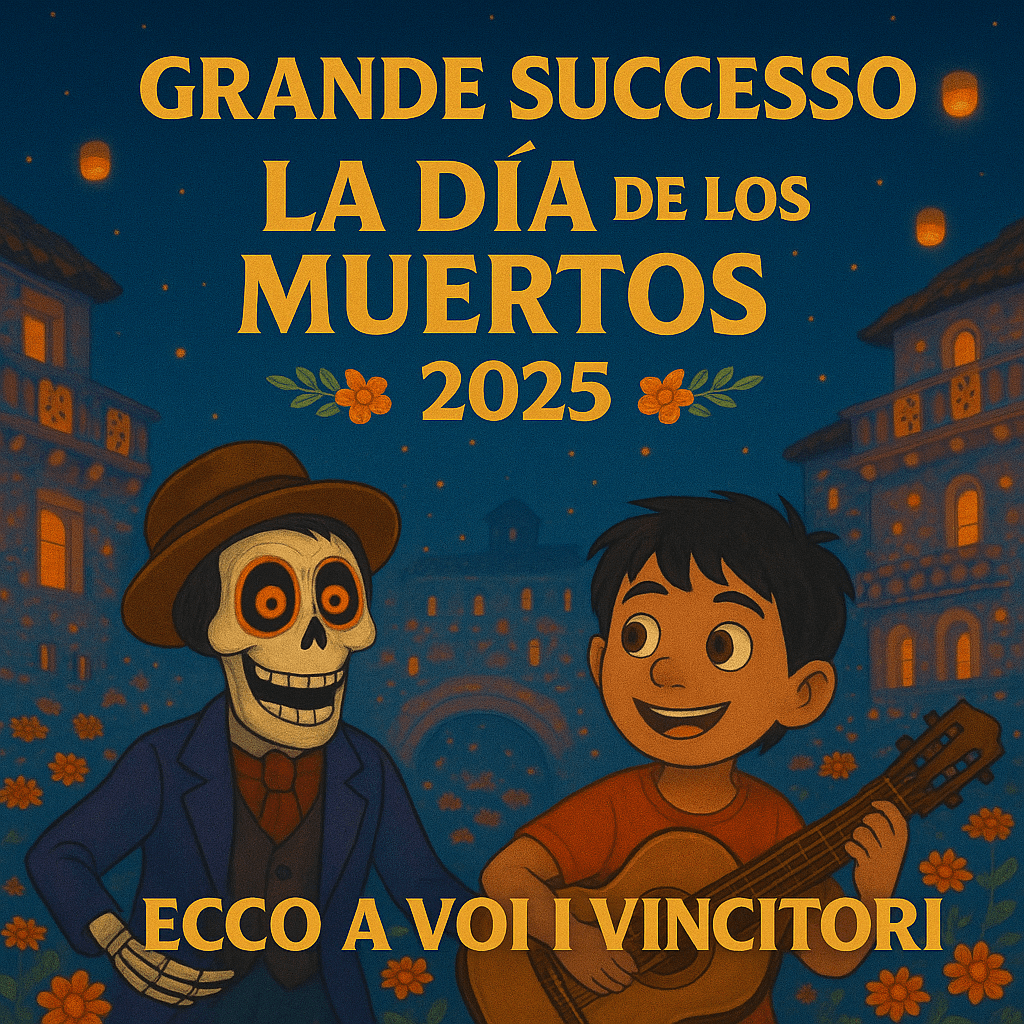 Grande successo per il concorso “Día de los Muertos” 2025: oltre duemila voti e 5.899 lettori per un’edizione da&nbsp;record
