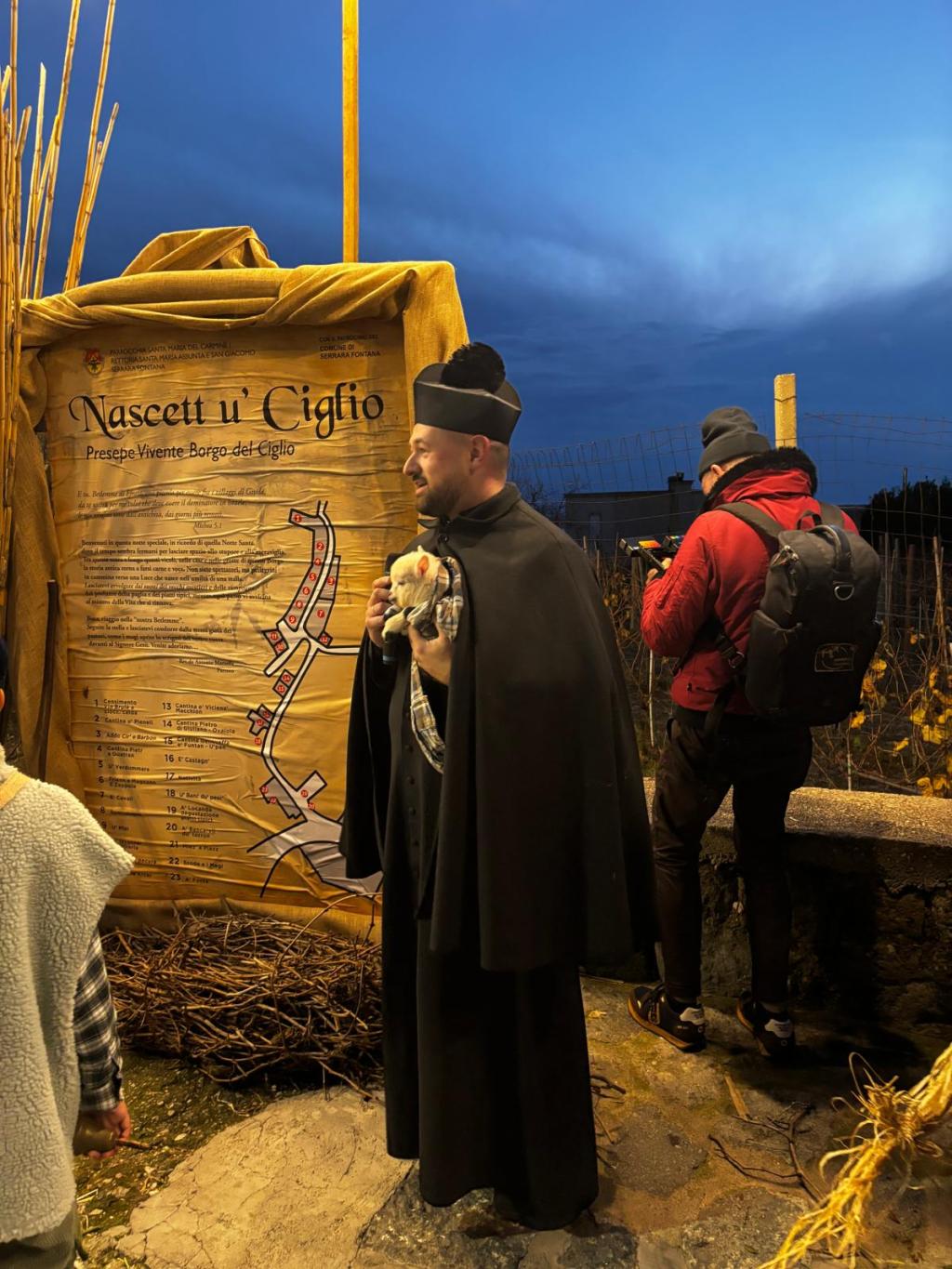 “Nascett ’u Ciglio”: il presepe vivente che ha acceso il cuore del borgo (Il&nbsp;video)