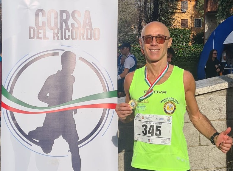 Marathon club Ischia. Lombardo sesto di categoria nella Corsa del Ricordo di&nbsp;Roma.