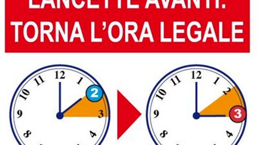 Torna l’ora legale: questa notte si dorme un’ora in meno, ma arrivano giornate più&nbsp;lunghe