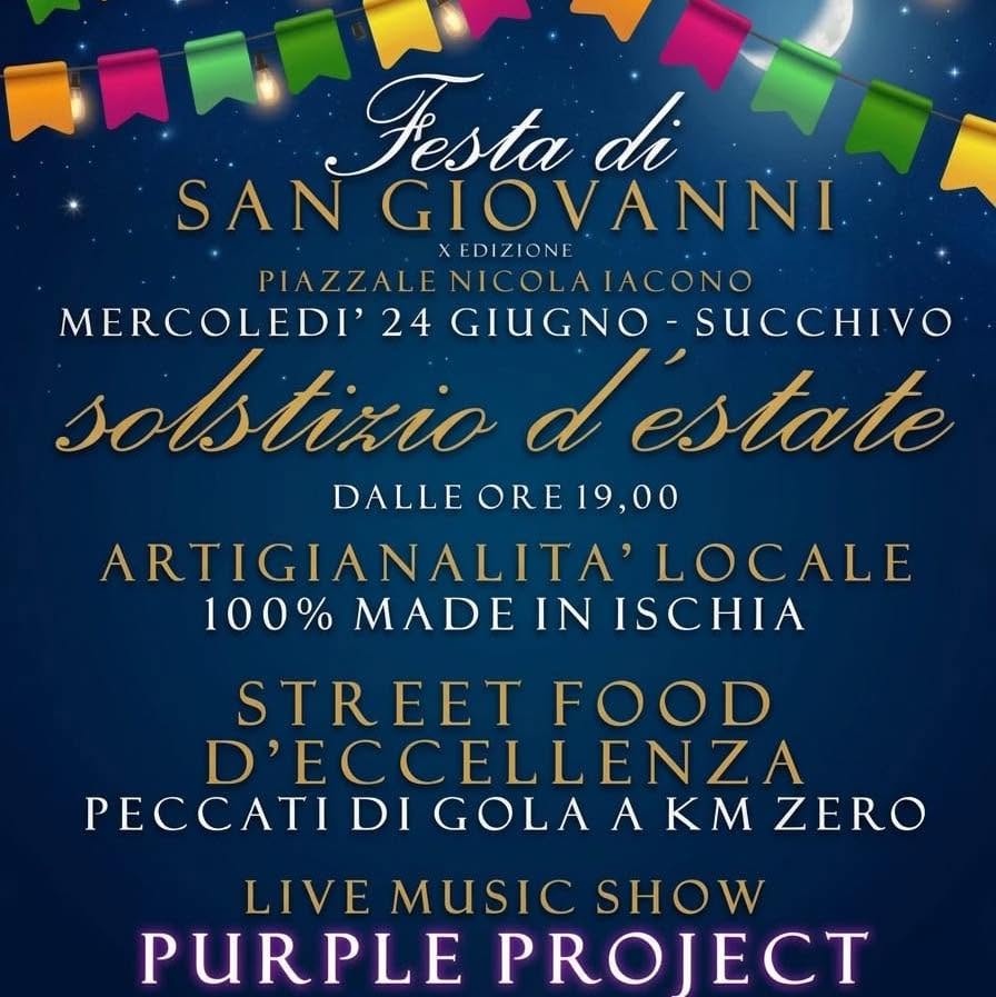 Festa di San Giovanni 2026: a Succhivo torna la magia del Solstizio d’Estate