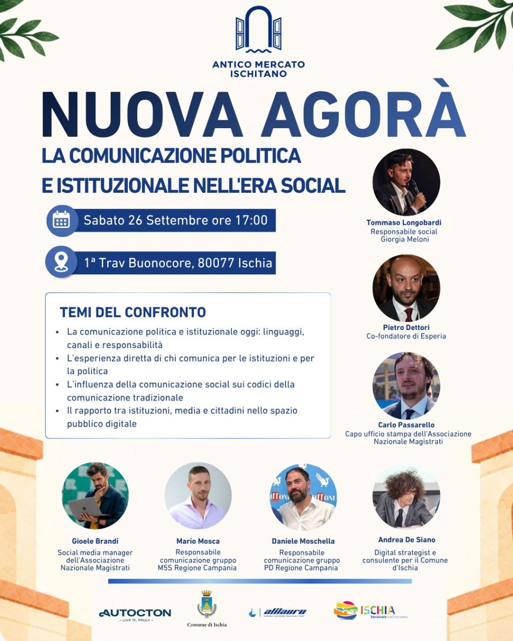 “Nuova Agorà”, a Ischia il confronto sulla comunicazione politica nell’era dei social