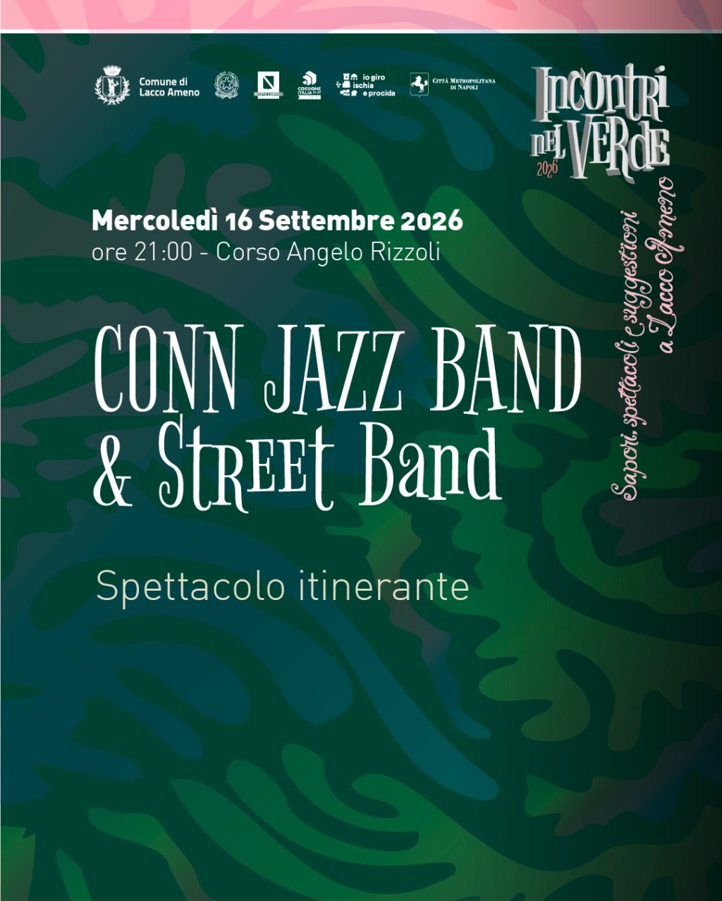 Incontri nel Verde, a Lacco Ameno una serata tra jazz, teatro e&nbsp;letteratura