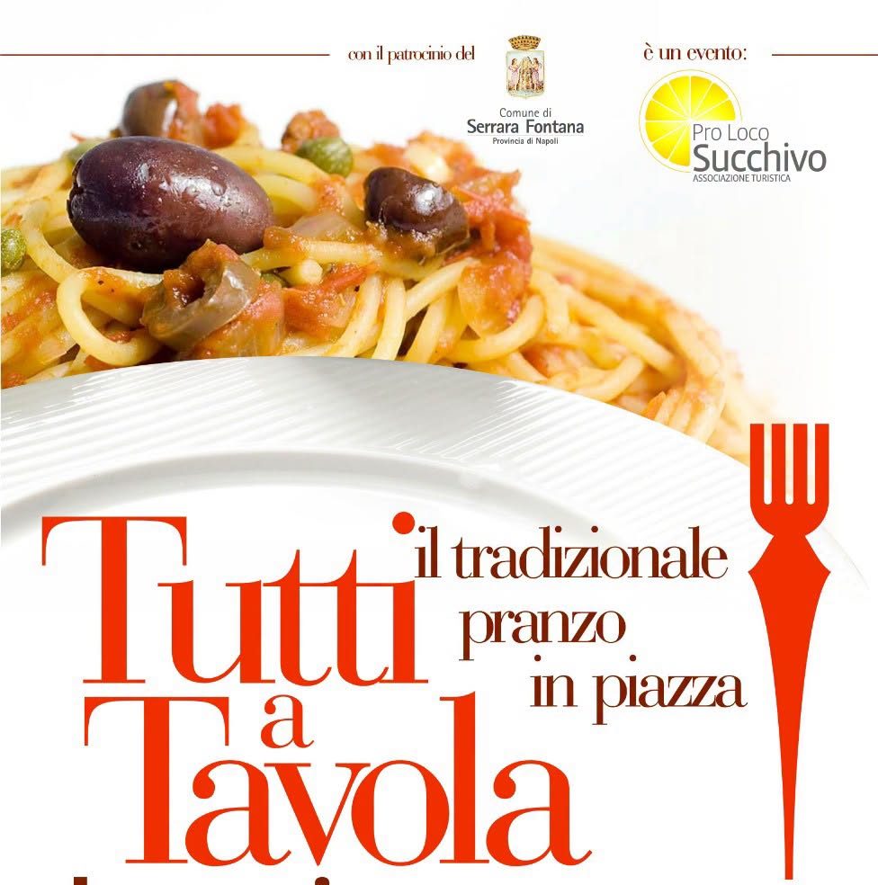 Succhivo, torna il pranzo della domenica in piazza: «Tutti a Tavola», perché le tradizioni più belle si&nbsp;condividono