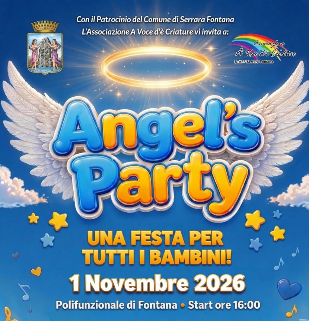 Torna l’“Angel’s Party”: il 1° novembre a Fontana una festa per tutti i&nbsp;bambini