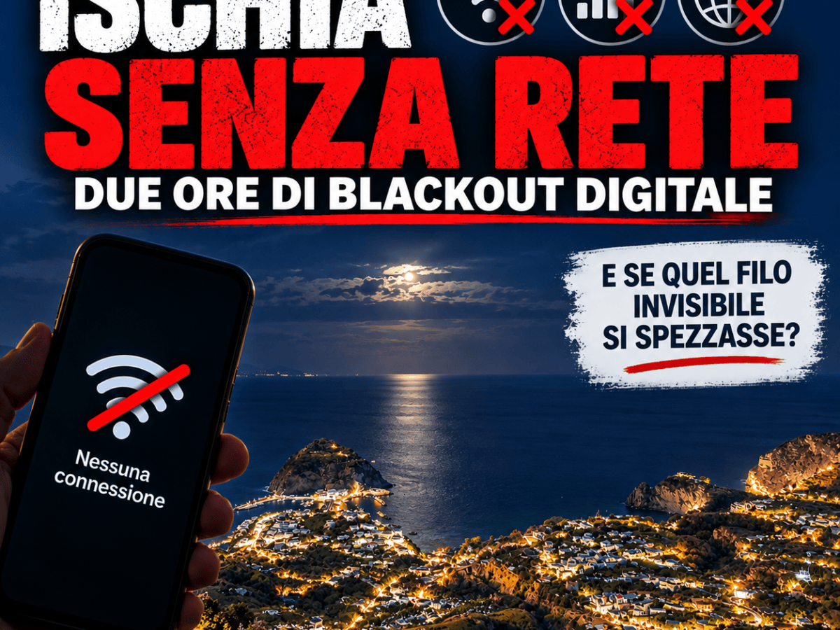 Ischia senza rete, due ore di blackout digitale. E se quel filo invisibile che ci collega al mondo si&nbsp;spezzasse?